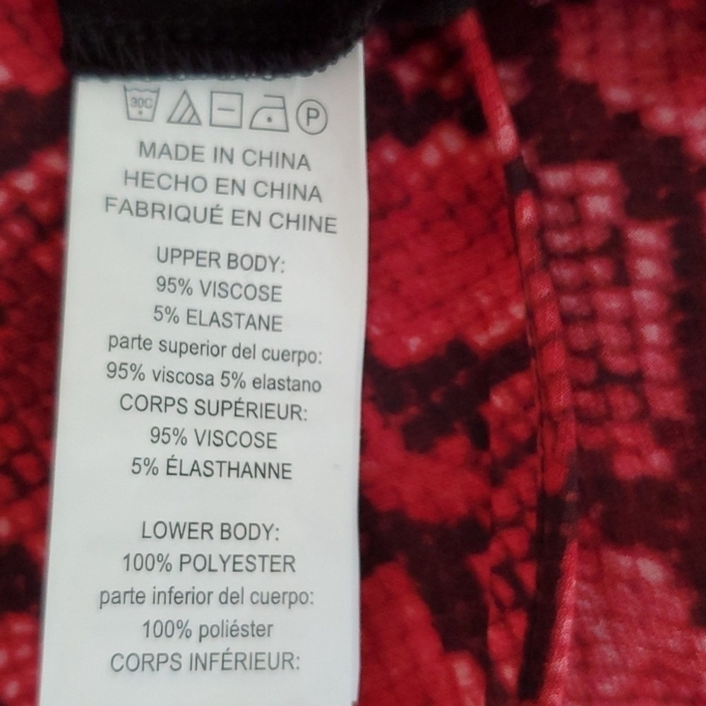 Michael Kors Black Snake Print Layered Tunic Top Womens Size S - Picture 6 of 7